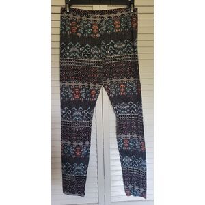 Hot Kiss Comfy Yoga Pants Extra Soft Leggings Bohemian Print Workout Relaxation